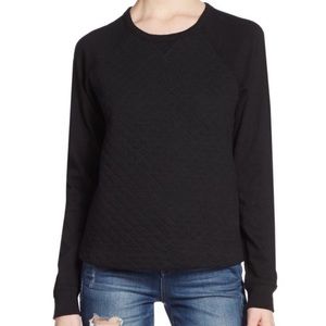 rag & bone Rein Quilted Crewneck Sweatshirt